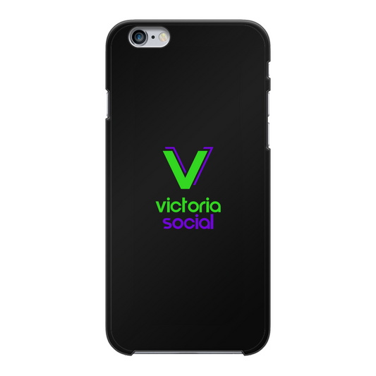 Victoria Social Back Printed Black Hard Phone Case - World Salsa Championships