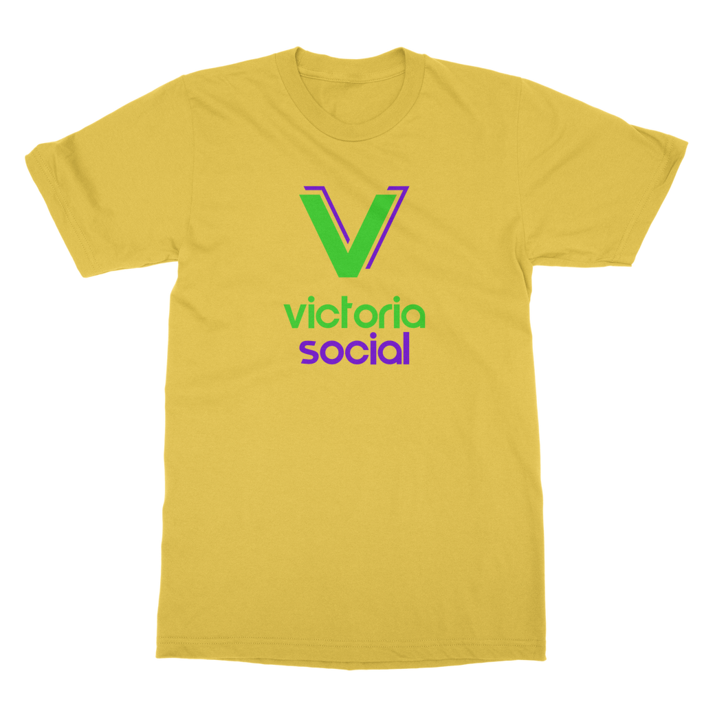 Victoria Social Classic Heavy Cotton Adult T-Shirt - World Salsa Championships