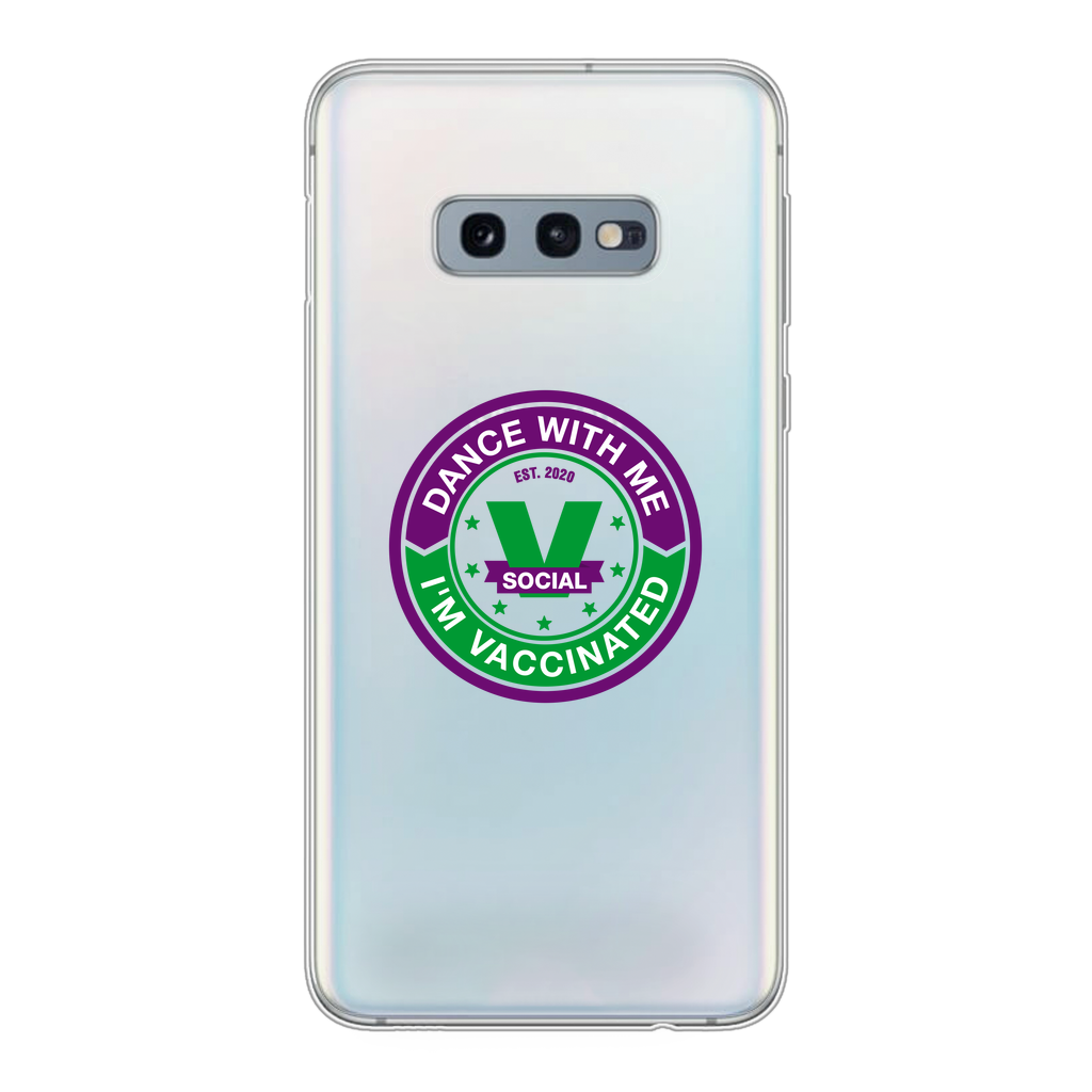 Dance with Me Back Printed Transparent Soft Phone Case - World Salsa Championships