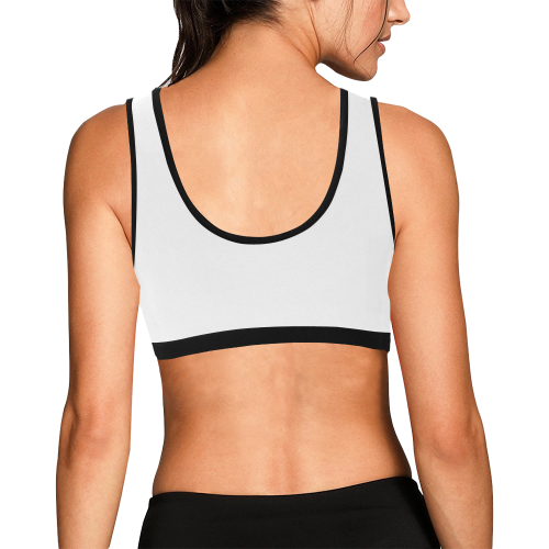I Love Salsa Sports Bra Women's All Over Print Sports Bra (Model T52) - World Salsa Championships