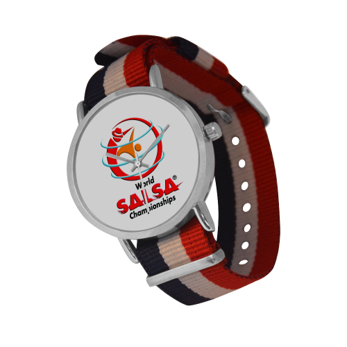 WSC Fashion Watch Nylon Strap Watch (Model 215) - World Salsa Championships