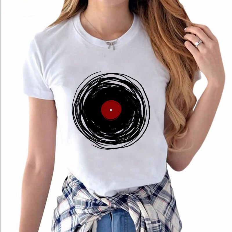 Hillbilly Spinning With A Vinyl Record Retro Music DJ Men's Medium White Graphic T-Shirt Unisex Clothing T Shirt Men Tees &amp; Tops - World Salsa Championships