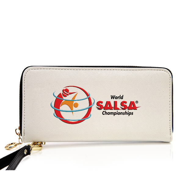 PU Leather Zip Around Wallet For Card, phone and Money - World Salsa Championships