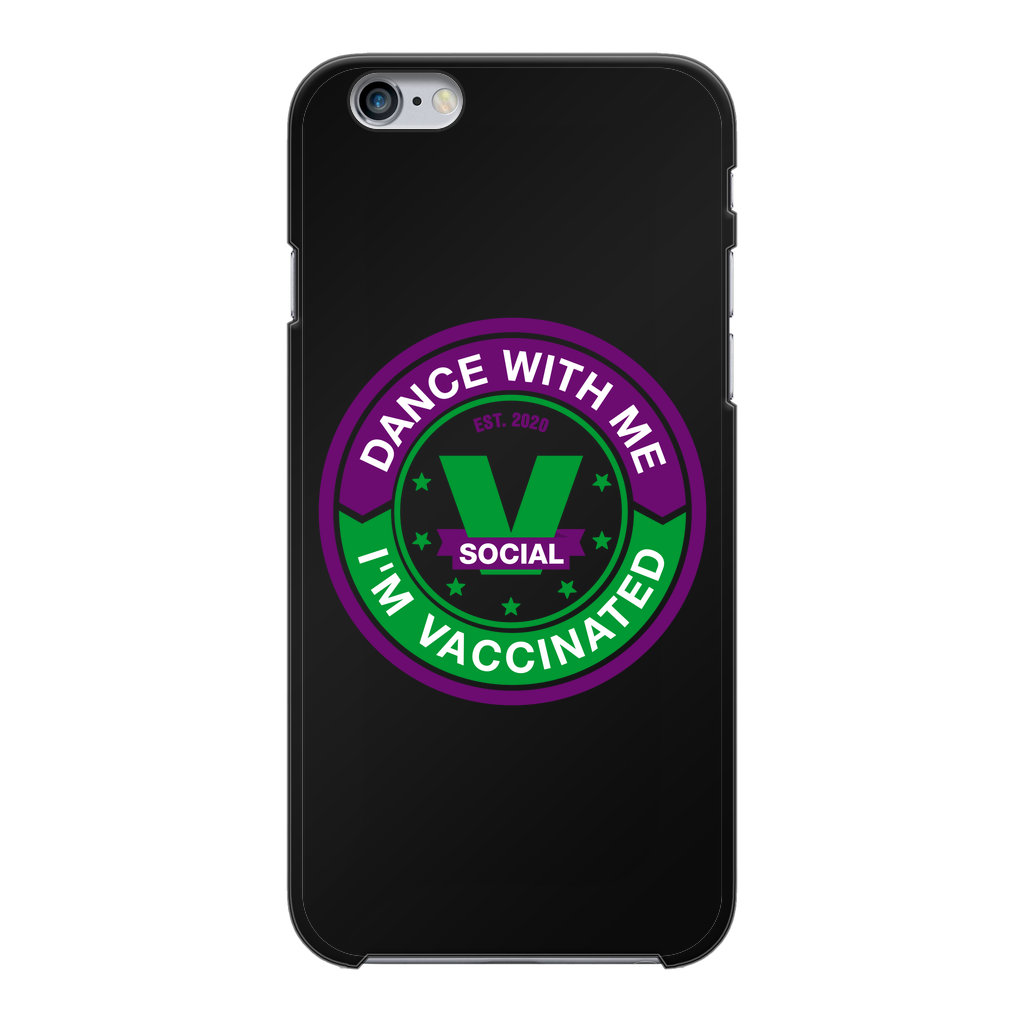 Dance with Me Back Printed Black Hard Phone Case - World Salsa Championships