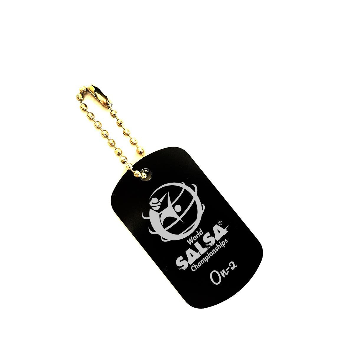 WSC Personalized Dogtag On-2 - World Salsa Championships