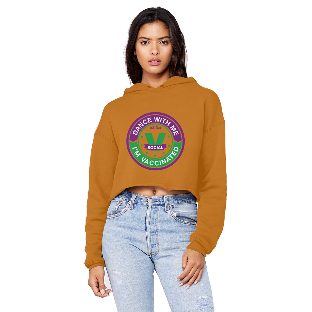 Dance with Me Unisex Cropped Raw Edge Boyfriend Hoodie - World Salsa Championships
