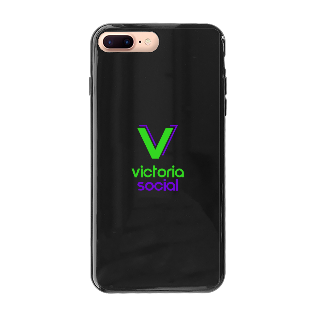 Victoria Social Back Printed Black Soft Phone Case - World Salsa Championships