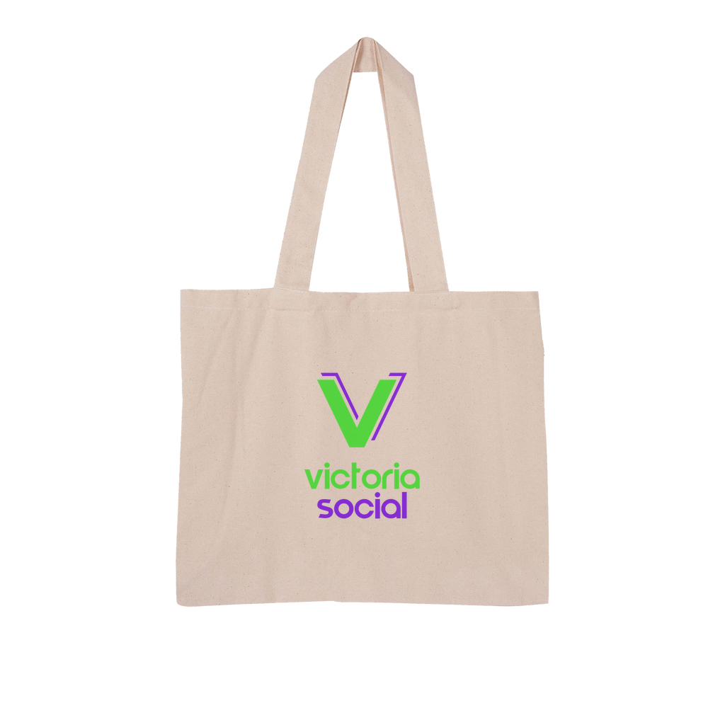 Victoria Social Large Organic Tote Bag - World Salsa Championships