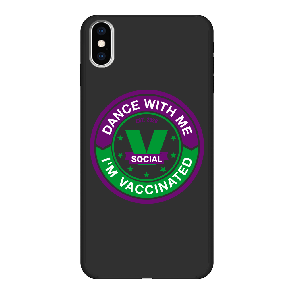 Dance with Me Back Printed Black Soft Phone Case - World Salsa Championships