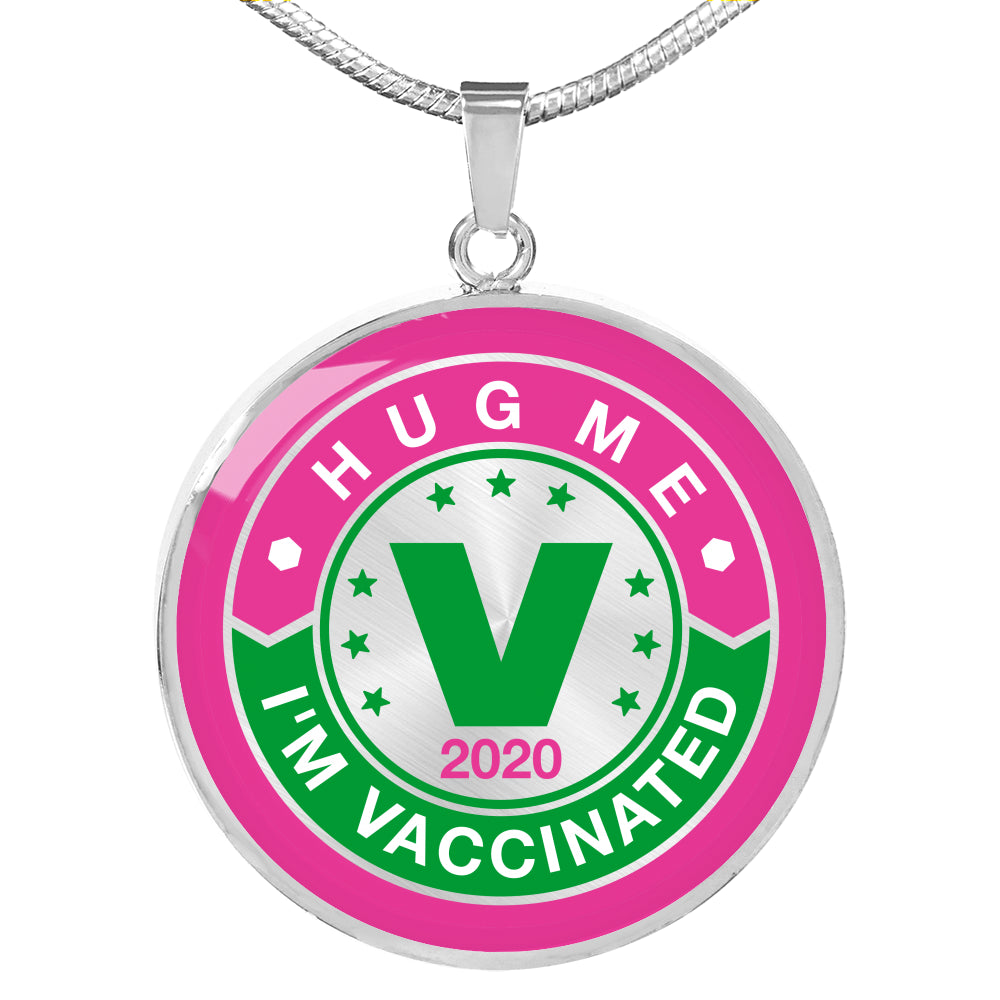 Hug Me , I'm Vaccinated pendant - World Salsa Championships