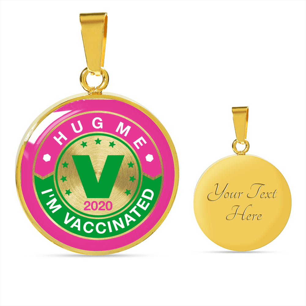 Hug Me , I'm Vaccinated pendant - World Salsa Championships