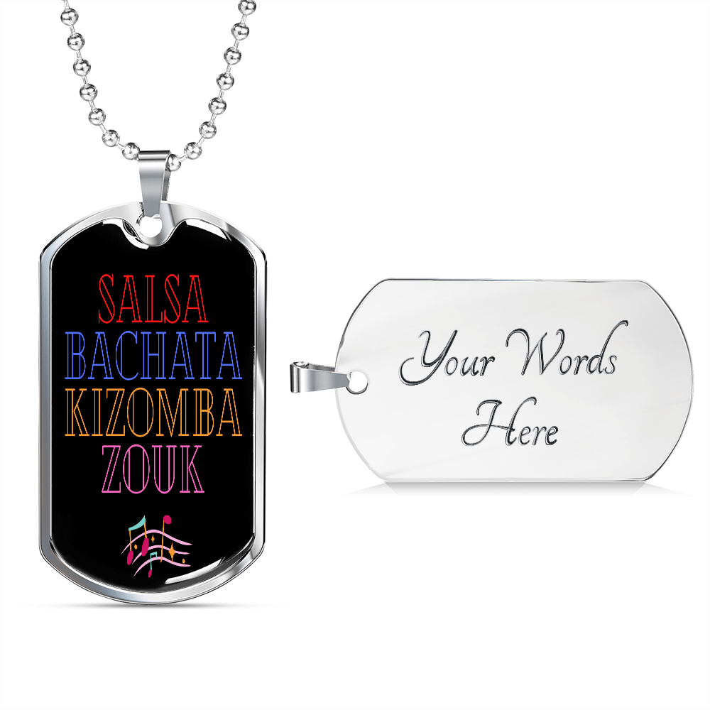 Salsa,Bachata,Kizomba,Zouk military tag