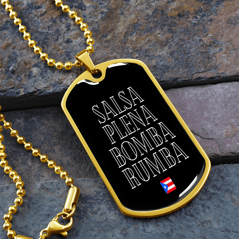 Sounds from Puerto Rico military dog tag
