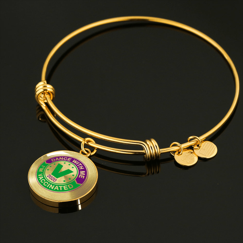 Dance with Me. I'm Vaccinated bracelet - World Salsa Championships