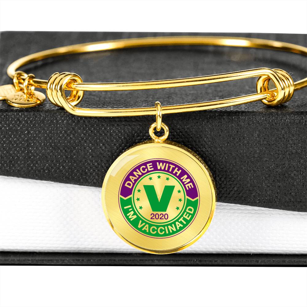 Dance with Me. I'm Vaccinated bracelet - World Salsa Championships