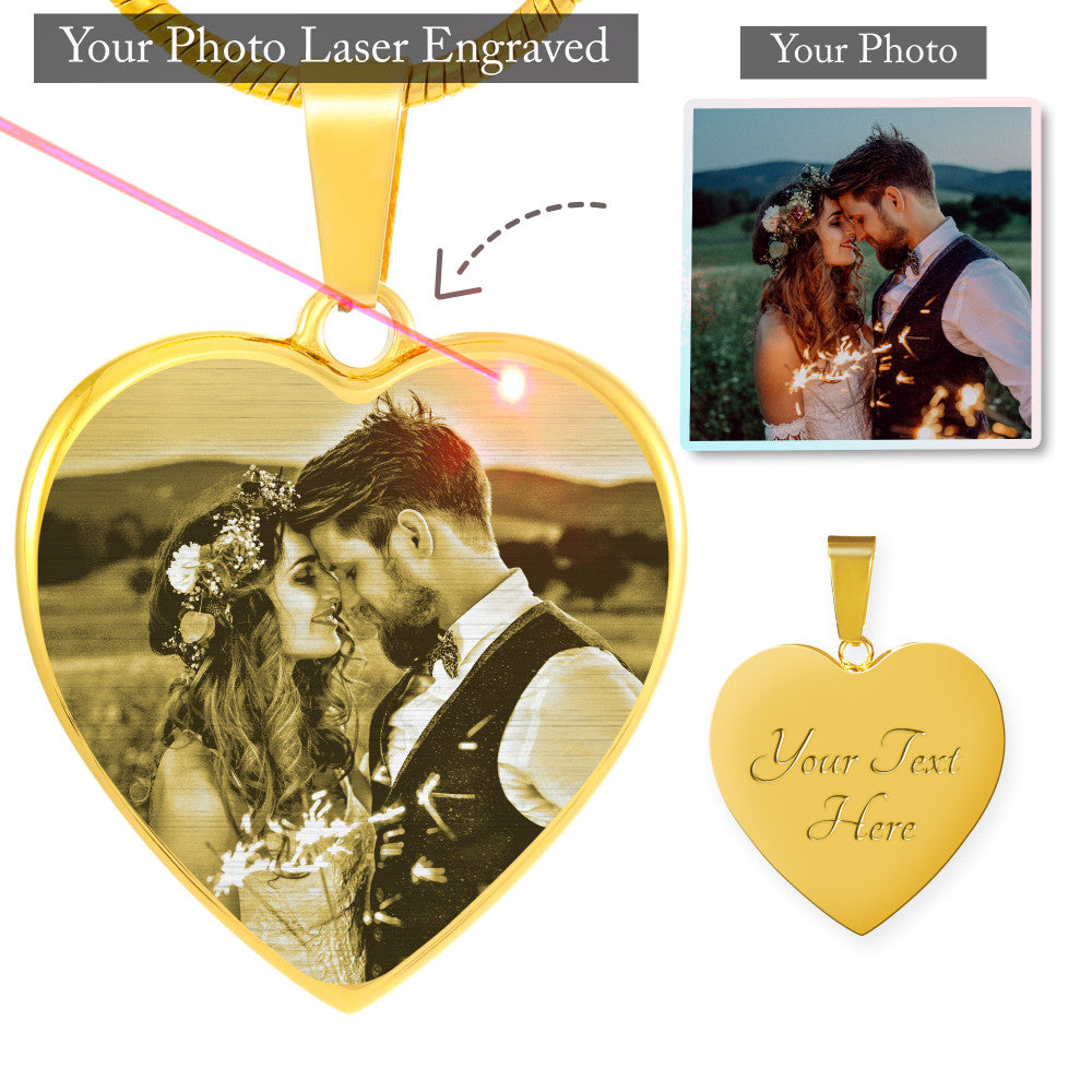 Personalized Heart Shaped Photo Charm. Madein the USA by working moms. - World Salsa Championships