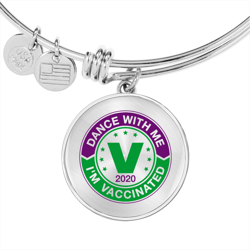 Dance with Me. I'm Vaccinated bracelet - World Salsa Championships