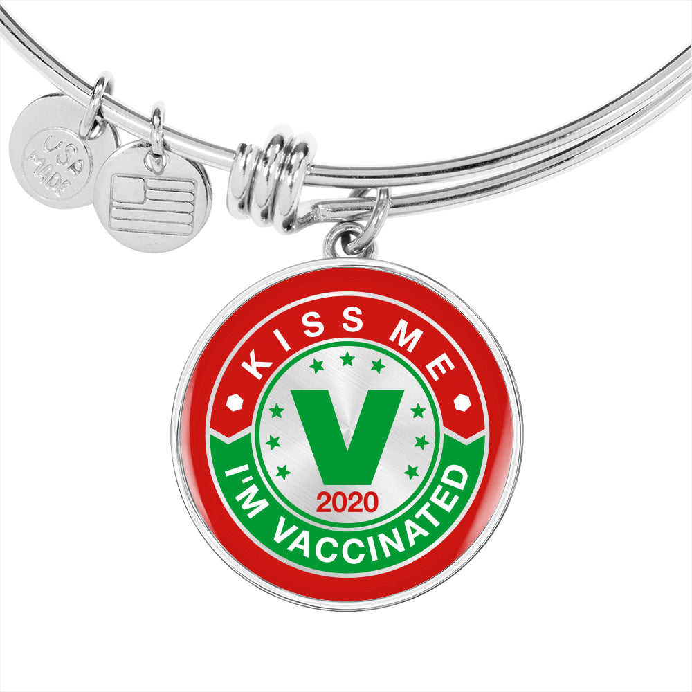 Kiss Me , I'm Vaccinated bracelet - World Salsa Championships