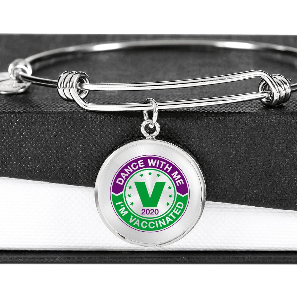 Dance with Me. I'm Vaccinated bracelet - World Salsa Championships