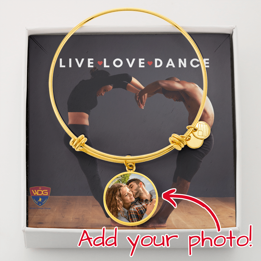 Live, Love, Dance personalized jewelry for dancers. Stainless hand -made ss bracelet.