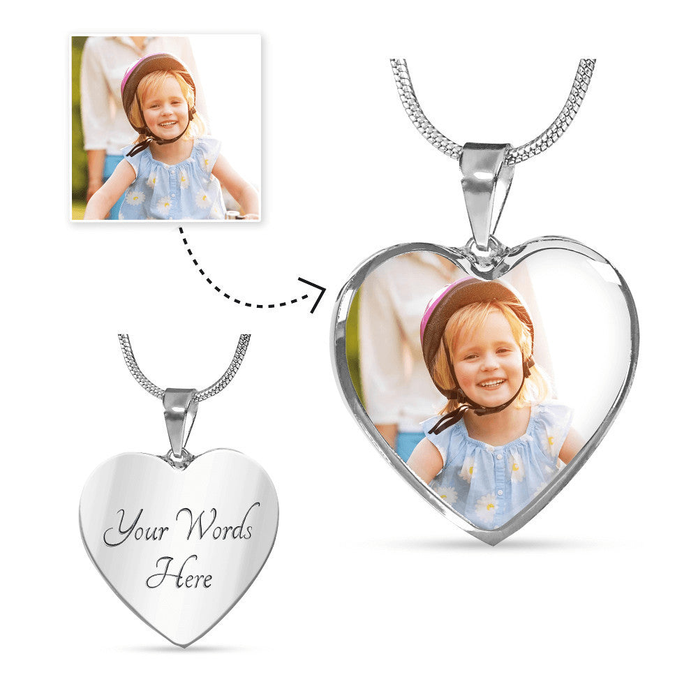 Personalized Heart Shaped Charm. Just upload your photo and we create it for you! - World Salsa Championships