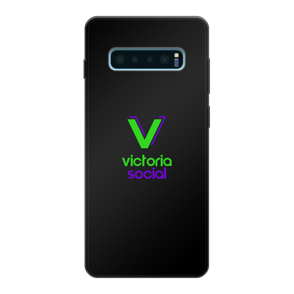 Victoria Social Back Printed Black Soft Phone Case - World Salsa Championships