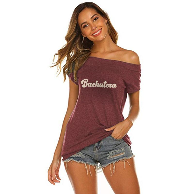 Women's Off The Shoulder Short-sleeve Top - World Salsa Championships