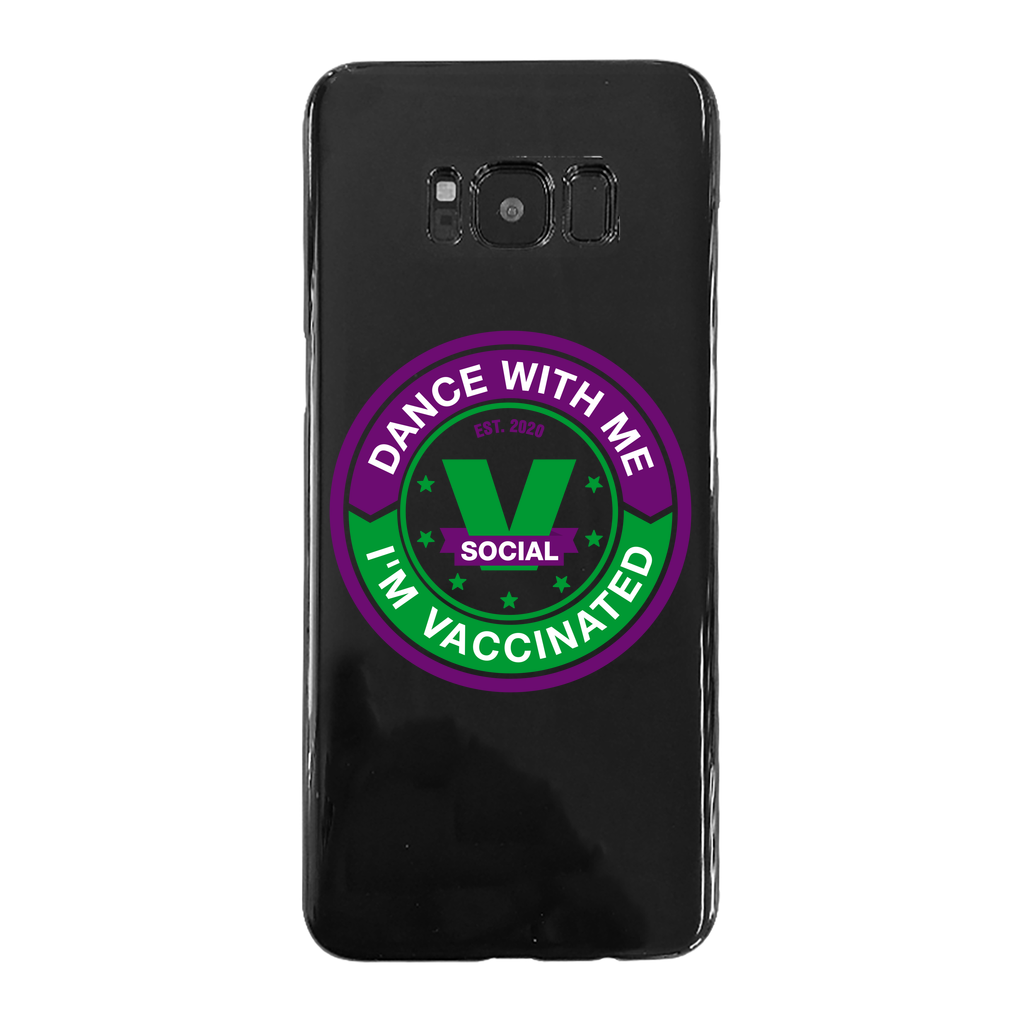 Dance with Me Back Printed Black Soft Phone Case - World Salsa Championships