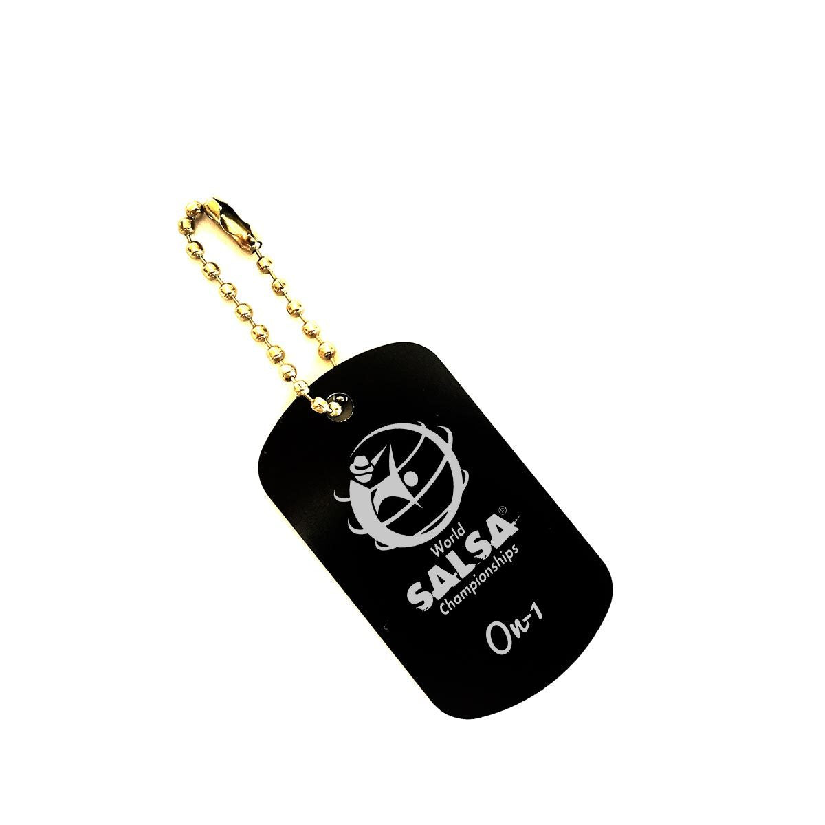 WSC Personalized Dogtag- Color On-1 - World Salsa Championships