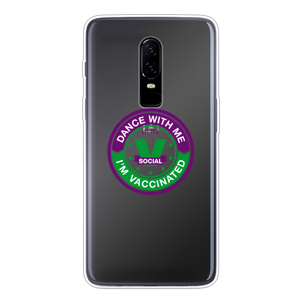 Dance with Me Back Printed Transparent Soft Phone Case - World Salsa Championships