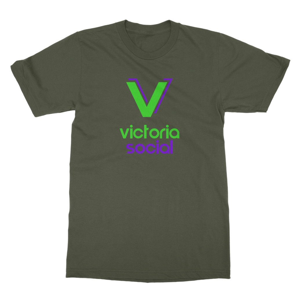 Victoria Social Classic Heavy Cotton Adult T-Shirt - World Salsa Championships