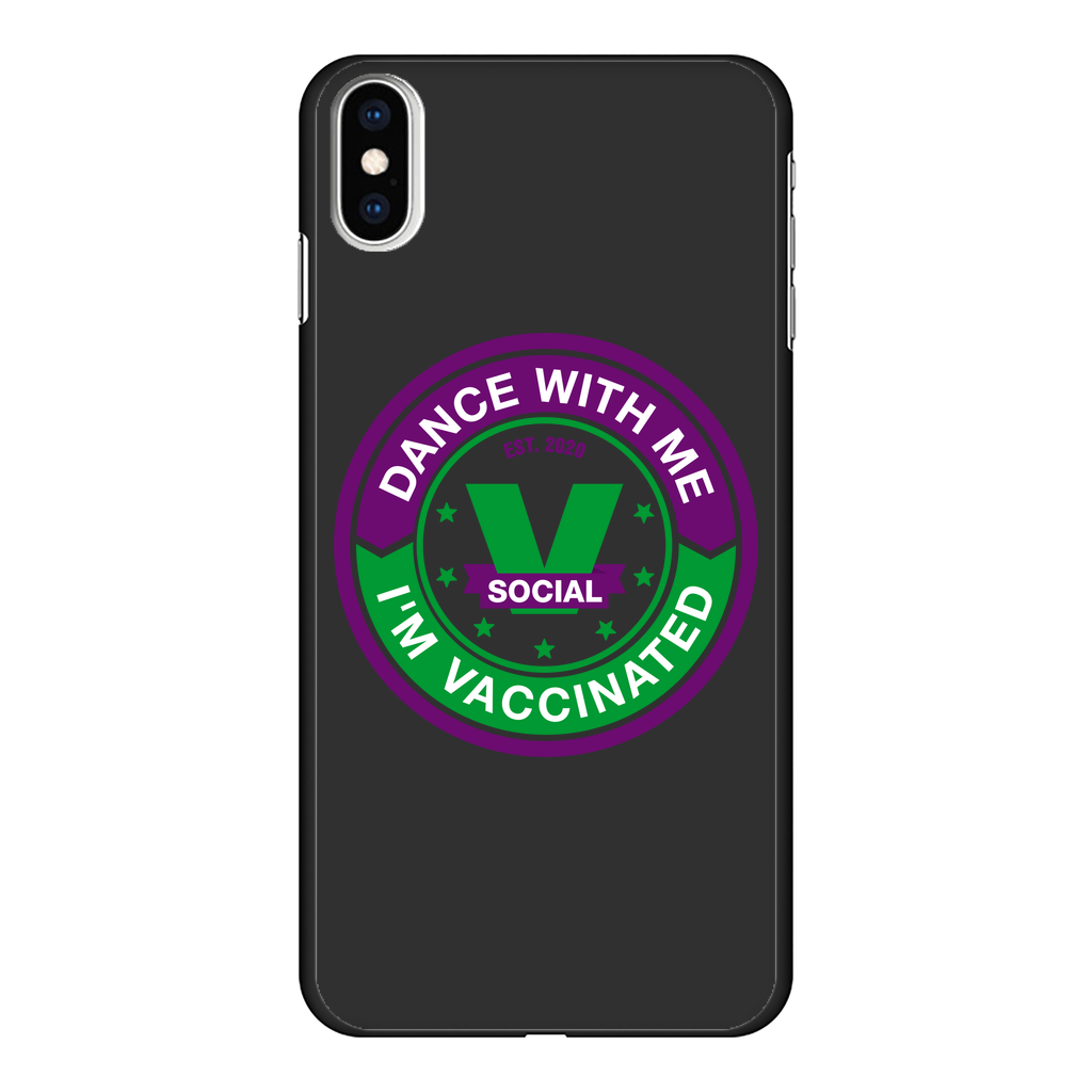 Dance with Me Back Printed Black Hard Phone Case - World Salsa Championships