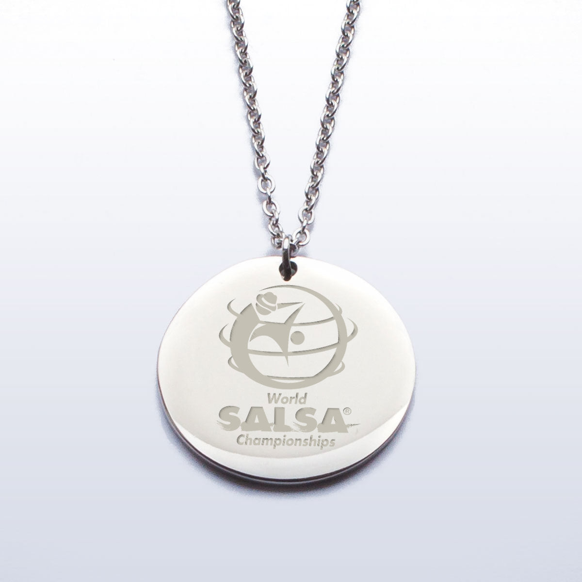 WSC Premium Stainless Steel Pendant - World Salsa Championships