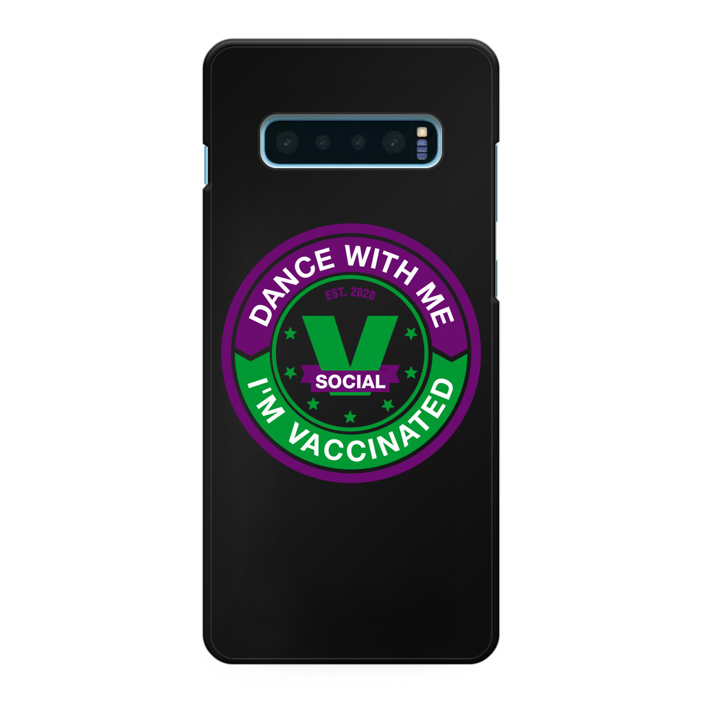 Dance with Me Back Printed Black Hard Phone Case - World Salsa Championships