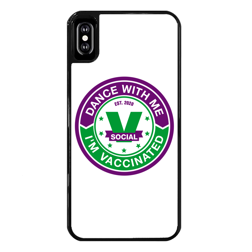 Dance with Me Back Printed Black Hard Phone Case - World Salsa Championships