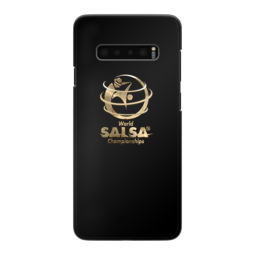 WSC Gold Collection Back Printed Black Hard Phone Case