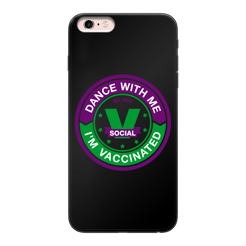 Dance with Me Back Printed Black Soft Phone Case - World Salsa Championships