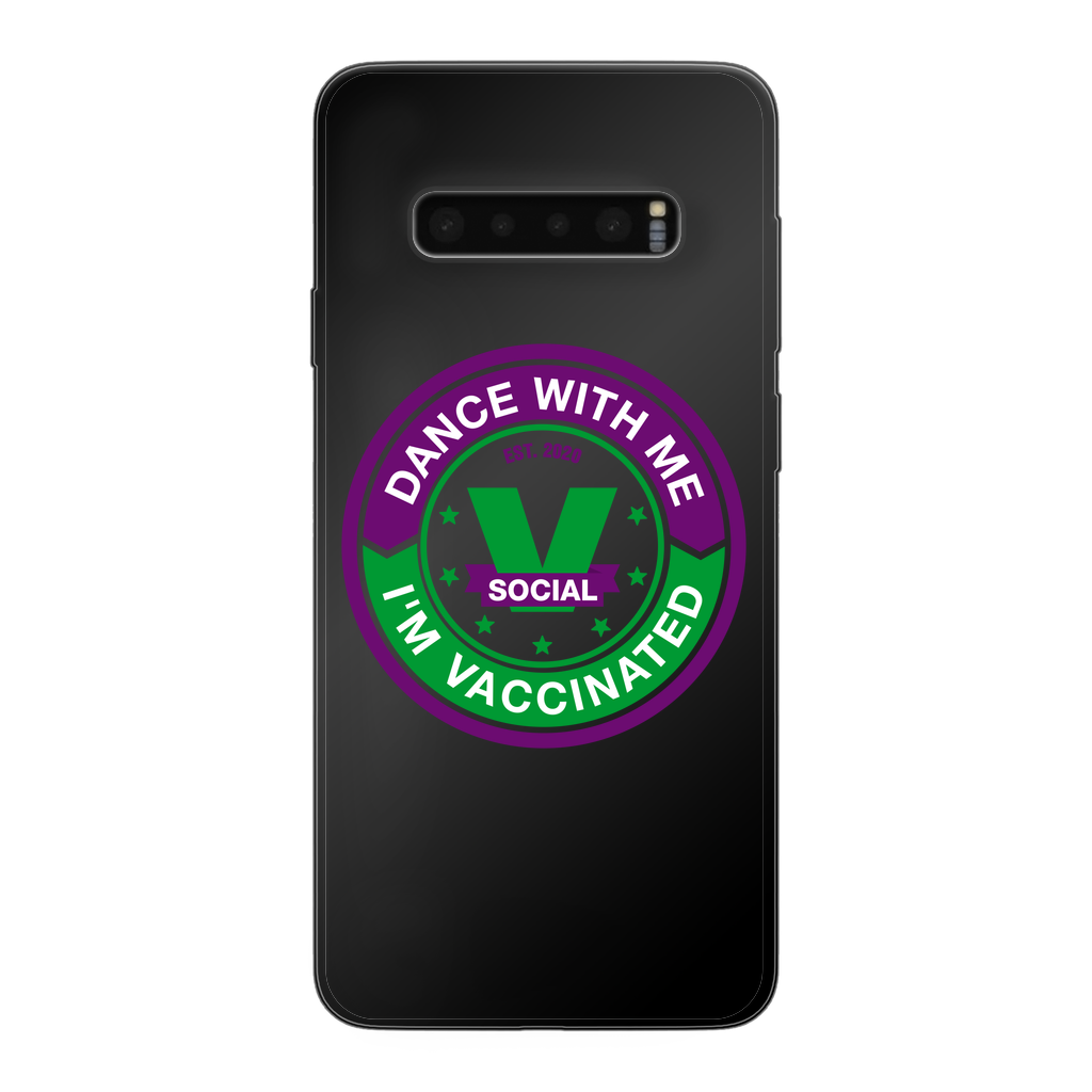 Dance with Me Back Printed Black Soft Phone Case - World Salsa Championships