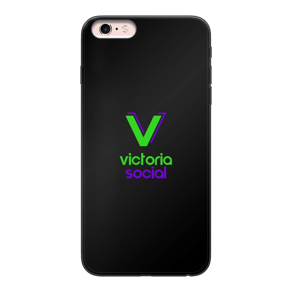 Victoria Social Back Printed Black Soft Phone Case - World Salsa Championships