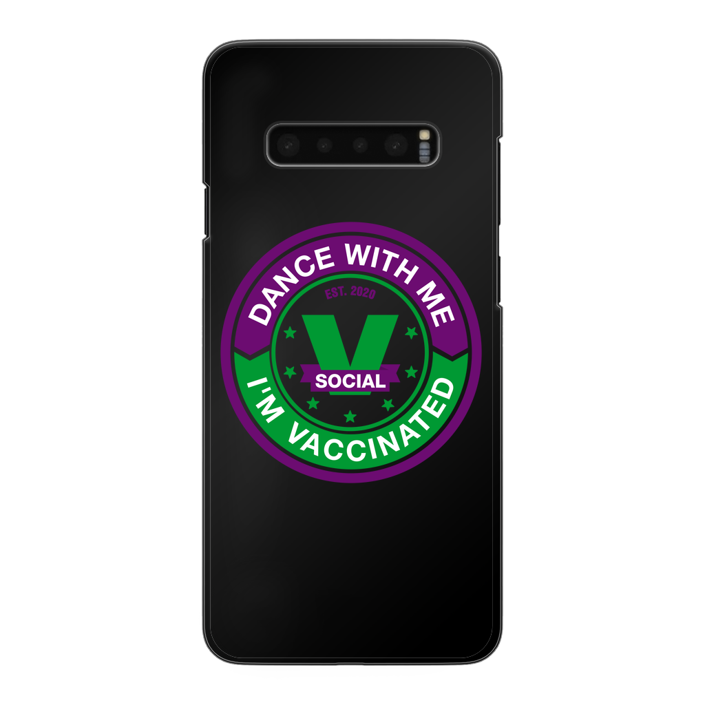 Dance with Me Back Printed Black Hard Phone Case - World Salsa Championships