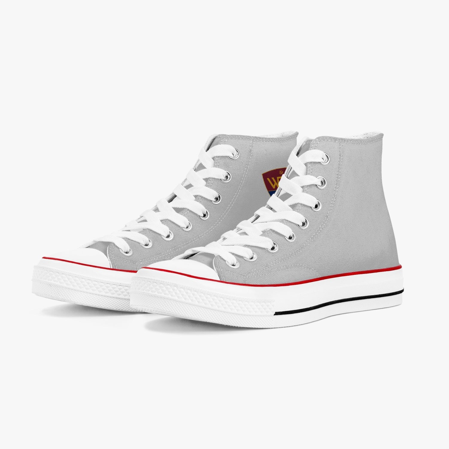 WDG New High-Top Canvas Shoes - White - World Salsa Championships