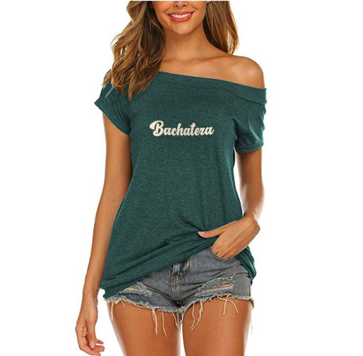 Women's Off The Shoulder Short-sleeve Top - World Salsa Championships