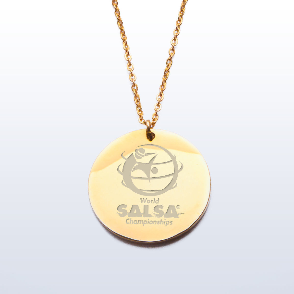 WSC Premium Stainless Steel Pendant - World Salsa Championships