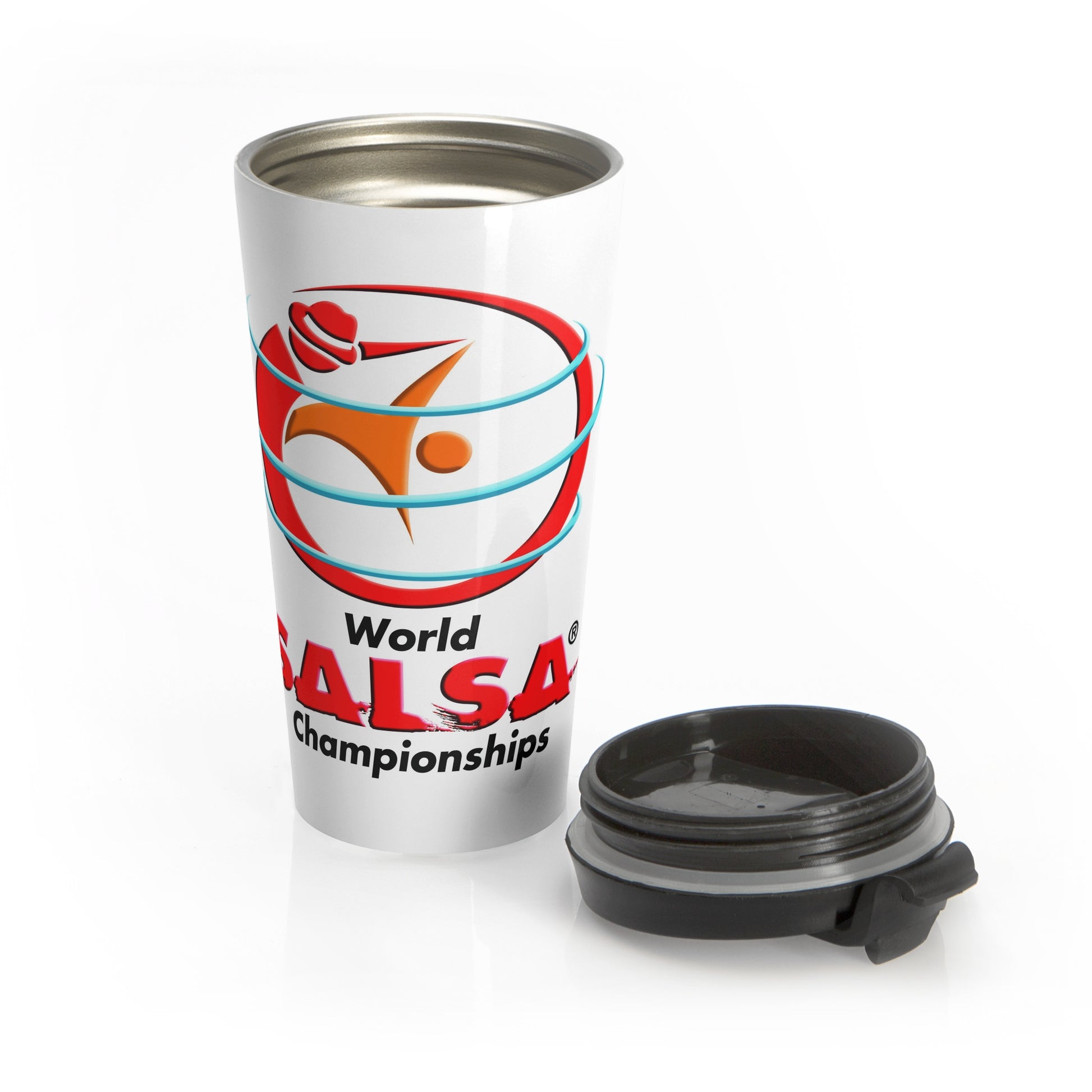 World Salsa Championships Stainless Steel Travel Mug - World Salsa Championships