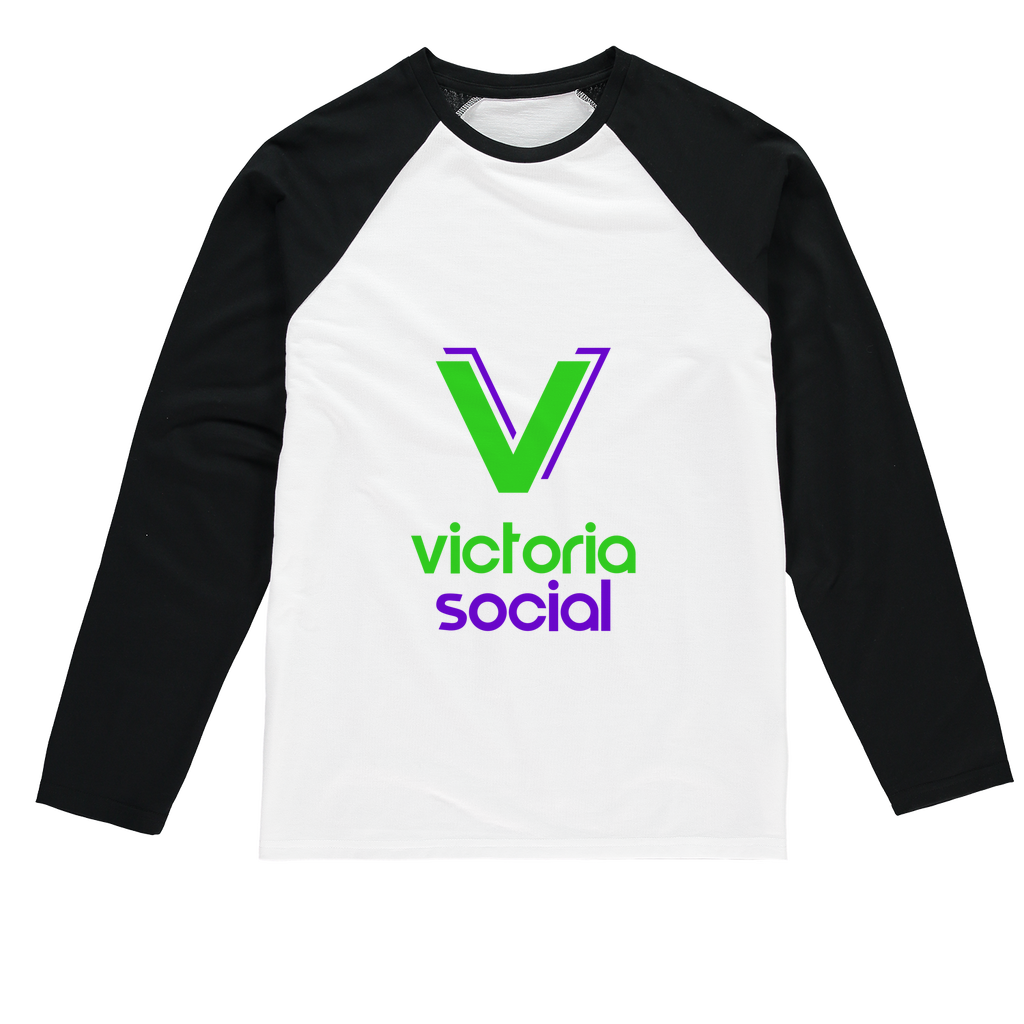 Victoria Social Sublimation Baseball Long Sleeve T-Shirt - World Salsa Championships