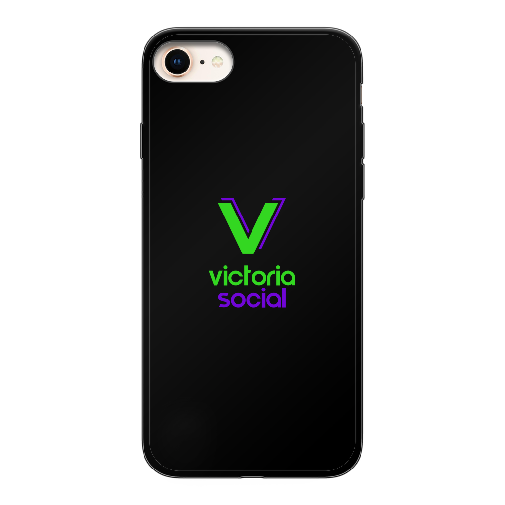 Victoria Social Back Printed Black Soft Phone Case - World Salsa Championships