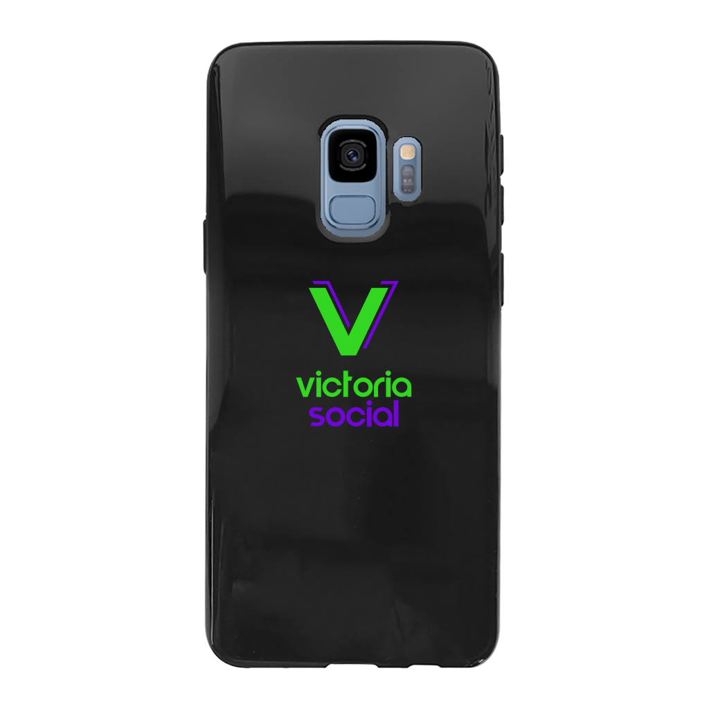 Victoria Social Back Printed Black Soft Phone Case - World Salsa Championships