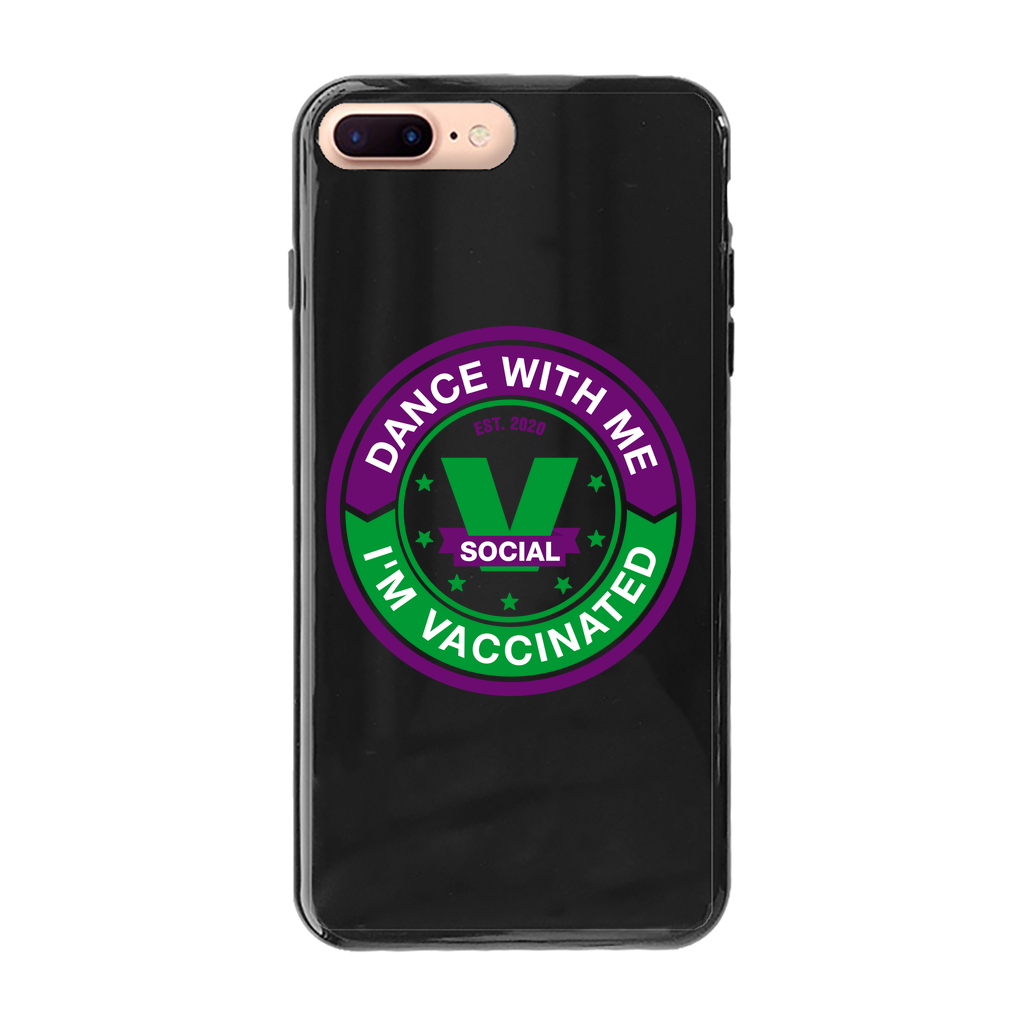 Dance with Me Back Printed Black Soft Phone Case - World Salsa Championships