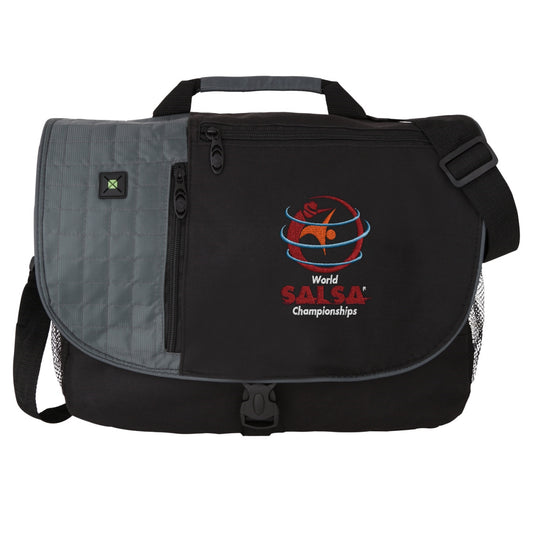 WSC Verve Check-point friendly Compu messenger bag - World Salsa Championships