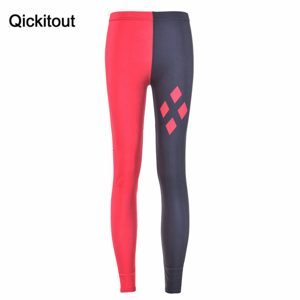 Leggings Qickitout  Hot Brand Harley Quinn Leggings Fashion Women Clothes Hot Digital Print Pants New Fitness leggins - World Salsa Championships